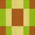 thumbnail image 1 of Ahgly Company Machine Washable Indoor Square Transitional Chameleon Green Area Rugs, 8' Square, 1 of 7