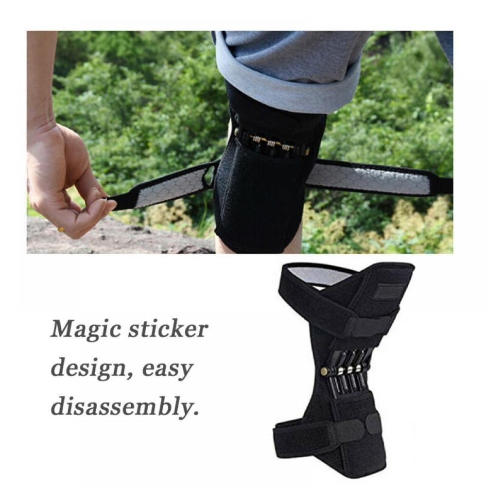 AJZIOJIRO 1Pair Joint Knee Brace Support Knee Braces Joint Powerful Rebound Spring Force Knee Pads