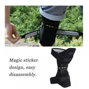 Power Knee Brace, 2 Packs Joint Support Knee Pads Recovery Brace Protective Sports Knee Breathable Protective Sports Knee Stabilizer Pads Rebound Spring Force Knee Power Enhancer Booster