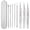 8PCS, variant on 8 PCS Pimple Popper Tool Kit, Stainless Steel Blackhead Remover Extractor Tools for Face, Blackheads, Comdone, Zit and Whiteheads with Box(Silver)