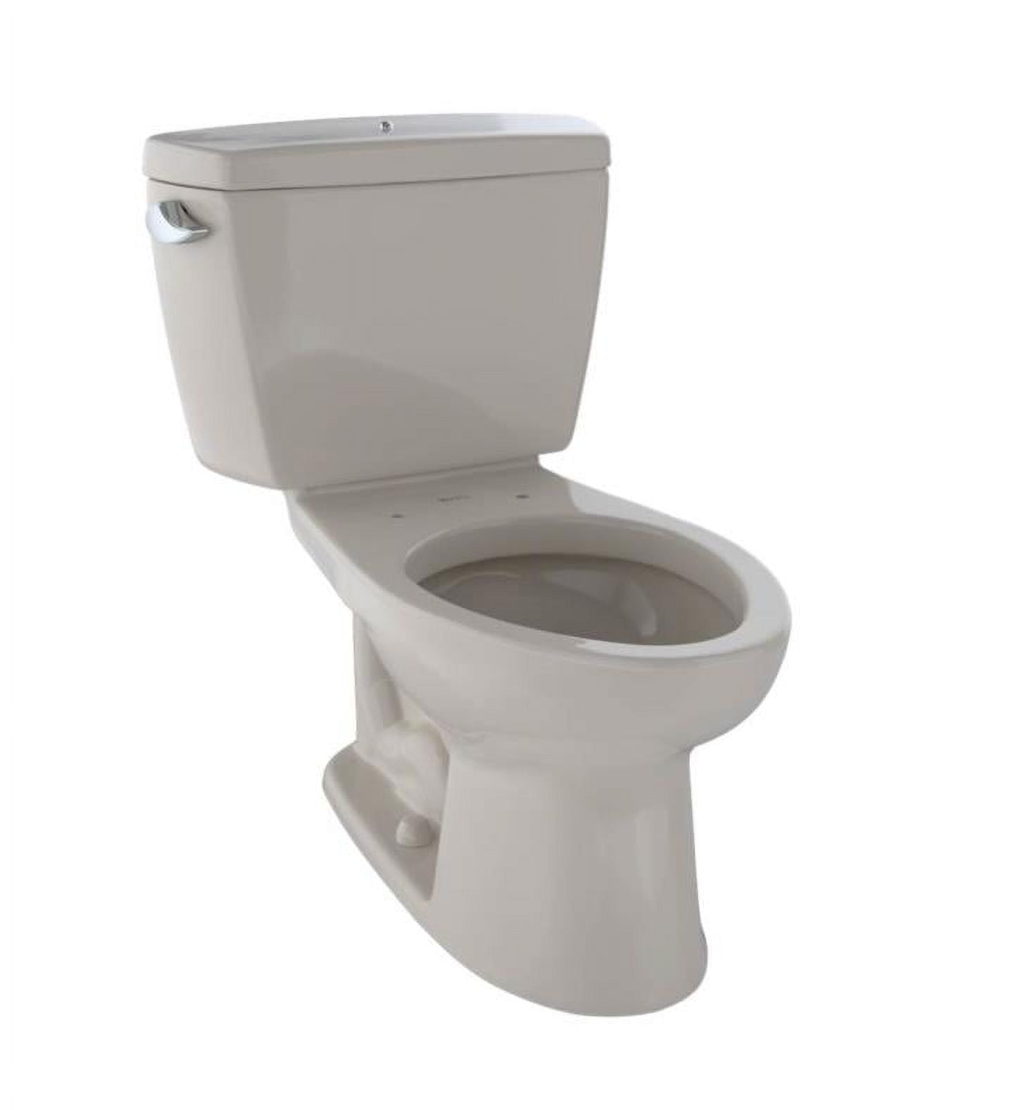 TOTO® Drake® Two-Piece Elongated 1.6 GPF Toilet with Bolt Down Tank Lid, Sedona Beige - CST744SB#12