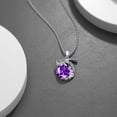 thumbnail image 2 of DVEATR Dragon Necklace with Birthstone Sterling Silver Wyvern Dragon Pendant Necklace Gift for Women, 2 of 10