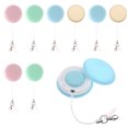 thumbnail image 1 of unbranded 12Ud Toallitas Limpiadoras Para Pantalla De Móvil Macaron Con Decorativo Y Colgante, 1 of 8