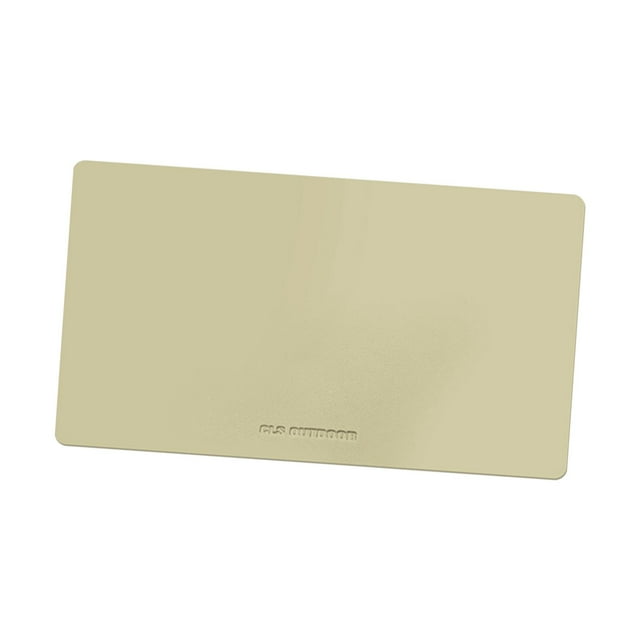 DOLITY PU Leather Table Mat Flooring Meal Mat Placemat for BBQ Dining Table Kitchen Beige 56cmx33cm