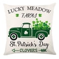 thumbnail image 2 of Fiudx Ofertas Flash Del Día Funda De Almohada De Lino Del Día De San Patricio Para Decoración Del Hogar 18X18 Pulgadas, 2 of 2