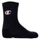 thumbnail image 2 of Champion Calcetines para niños, paquete de 6 - calcetines de tripulación, un solo color Negro 27-30, 2 of 3