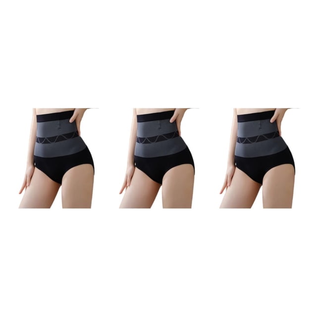 Minnieouse Ropa interior de cintura alta para mujer, ropa interior para fiestas, banquetes, chicas, entrenador de cintura Chinlon, fajas Type1 NO1