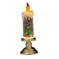 thumbnail image 3 of Centros de mesa de comedor de Navidad, luces navideñas, decoraciones brillantes, decoración de mesa navideña para dormitorio, festivales interiores , Vela, 3 of 8