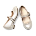thumbnail image 4 of Zapatos de Vestir Mary Jane para Niñas DREAM PAIRS Marfil Tacón 3 cm, 4 of 6