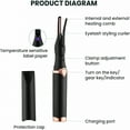 thumbnail image 3 of RAGUPEL 2026 New Electric Eyelash Curler for Instant Glam, Upgrade Heated Eyelash Curler for Women, Mini Electric Eye Lash Curler with 3 Heat Modes, Fast Heat Up in 8S Finalize Eyelash Holder Tool, 3 of 7