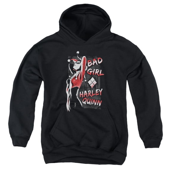 Batman - Bad Girl - Youth Hooded Sweatshirt - Small
