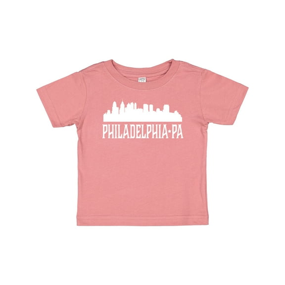 Inktastic Philadelphia Pennsylvania Skyline PA Cities Boys or Girls Baby T-Shirt