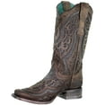 thumbnail image 2 of Corral Brown With Grey Inlay Boots 6, 2 of 5