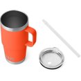thumbnail image 4 of YETI Rambler 25 oz Straw Mug, Vacuum Insulated, Stainless Steel, Papaya, 4 of 8