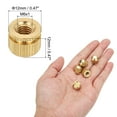 thumbnail image 2 of Uxcell M6x12x12mm Cap Nut, 10 Pack Acorn Nut Screw Knob Cap Insert Knurled Bolt Cover, 2 of 6