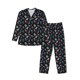 thumbnail image 1 of Balery Play Hockey Pijama para Hombre de Dos Piezas con Manga Larga, Conjunto de Dormir y Descanso Suave con Bolsillos-Medium, 1 of 1