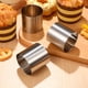 thumbnail image 5 of 8 mini aros de acero inoxidable para tartas, moldes para tartas de queso y mousse, ideales para hornear postres., 5 of 8