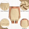 thumbnail image 6 of APEXFWDT Women Half Slips Lace Trim Underskirt Above Knee Half Slip for Under Dresses, 6 of 7