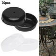 thumbnail image 4 of 30 Pack Wrought Iron Patio Furniture Feet lid round Plastic Outdoor, 4 of 7