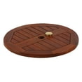 thumbnail image 4 of Bare Decor Indoor/Outdoor Lazy Susan in Genuine Teak Wood, Large 24" Round, 4 of 5