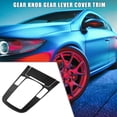 thumbnail image 2 of Pomo de cambio de marchas cubierta de palanca de cambios accesorios interiores para Audi A4 A5 09-16 poliuretano negro Unique Bargains, 2 of 7