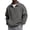 Dark Gray #365, variant on Men's Quarter Zip Sweatshirt Collared Pullover Top with Kangaroo Pocket Relaxed Casual Fall Sweatshirts
