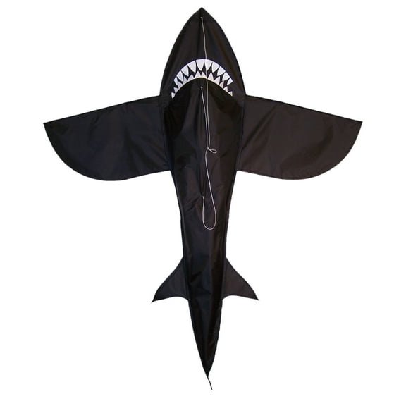 In The Breeze 2909 — 4 ft. 3D Shark Kite — Fun, Easy Flying Single-Line Sea Life Kite for the Family