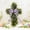Green, variant on Meggemo Easter Hanging Decor Bunny Ear Wreath Spring Holiday Home Decoration Floral Door Hanger for Front Entryway