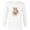 White, variant on Disney Princess Tiana Ariel Rapunzel Friendship and Giving - Long Sleeve T-Shirt for Men - Customized-White