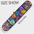 thumbnail image 3 of Yayeee Double Oven Mitt Kitchen Heat Resistant Baking 35" x7" Quilted Glove, Colorful Leaves, 3 of 6