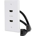 thumbnail image 2 of Buyer’s Point 2 Port 8K HDMI Wall Plate 8K 60Hz and 4K 120Hz (White Kit) (2 Pack), 2 of 5
