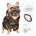 thumbnail image 3 of Fotbe coffee shop house Sudadera con Estampado para Perros Pequeños – Suéter con Capucha para Mascotas, Tela Suave de Forro Polar con Bolsillo-Large, 3 of 7