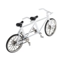 thumbnail image 5 of :16 Tandem Bike Model Toy Collectibles Birthday Gifts - White, 5 of 7