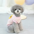 thumbnail image 2 of YUEHAO Dog Clothes for Small Dogs Pet Dog Puppy Classic Sunflower Sweater Fleece Sweater Clothes Warm Sweater Winter Pet Supplies for Dogs (Pink, L), 2 of 2