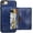 Blue, variant on REQO iPhone 7 Wallet Case iPhone 8 iPhone SE 2020 Wallet Case with Credit Card Holder, Premium Leather Kickstand Durable Shockproof Protective Cover for iPhone 7/8/SE 4.7 Inch(Brown)