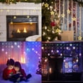 thumbnail image 2 of Color Changing Christmas Star Window Lights, Quntis Battery Operated 76LED 9 Stars Christmas Curtain Lights with Timer and 8 Modes, Star Lights Indoor for Bedroom Wall Diwali Christmas Decorations, 2 of 8