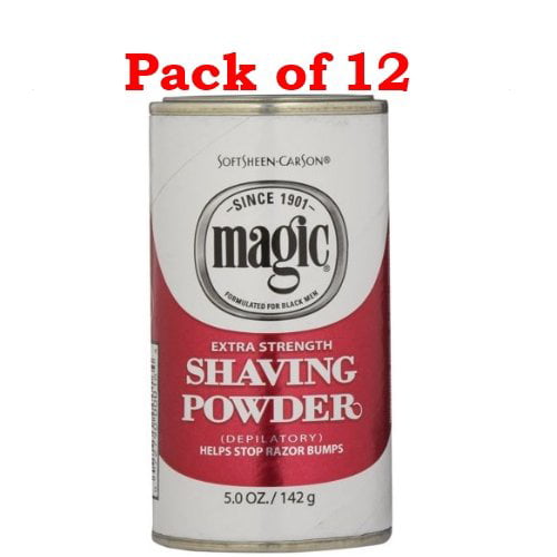 Magic Shaving Powder Red Extra Strength 5 oz (Pack of 12