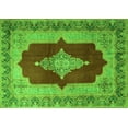 thumbnail image 1 of Ahgly Company Indoor Rectangle Medallion Green Traditional Area Rugs, 2' x 3', 1 of 1