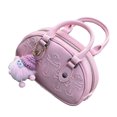 thumbnail image 4 of Bolso de hombro para mujer Ticfox diseño único color rosa tamaño libre, 4 of 12