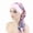 C, variant on 1pc, printed elastic hat scarf casual headscarf pre-tied elastic hair cap lace-up chemotherapy cap
