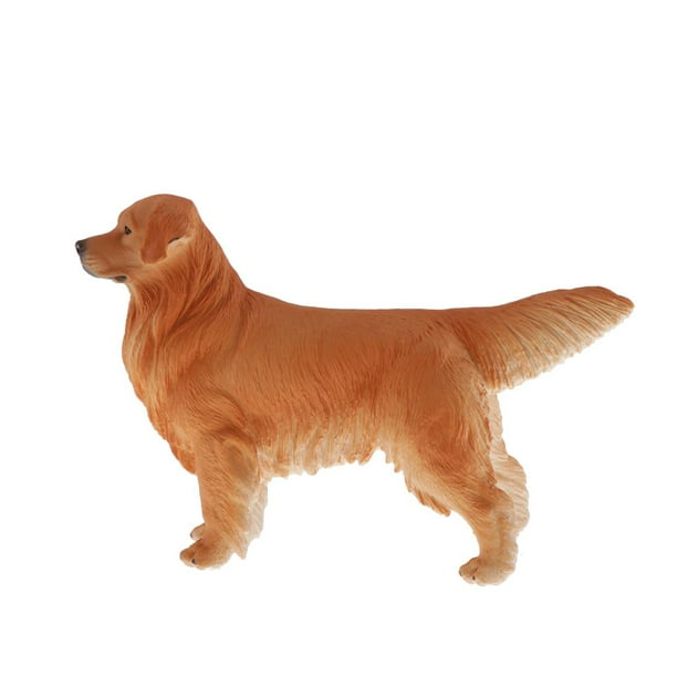 De golden retriever perro de piezaza vivo de juguete educativo para decoracion de de biologia tamano grande hugo juguetes de figuras de animales