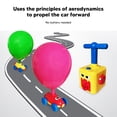 thumbnail image 3 of Balloon Launcher Cars, Manual Pump Science Experiment Balloon Power Car Toy Sturdy  for Home Play, 3 of 7