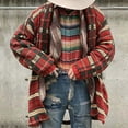 thumbnail image 2 of uikmnh Autumn and Winter Men's Fashion Plaid Knit Cardigan Long Loose Large Size Sweater Coat Men, 2 of 6