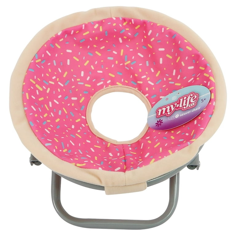 My Life As Saucer Chair for 18 Dolls, Donut Theme 