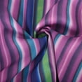 thumbnail image 6 of Awdenio Dresses for Women Plus Size Women Half Sleeve Striped Multicolor Loose Button Bohe Beach Long Robe Dress, 6 of 6