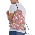 thumbnail image 2 of Bingfone Cartoon Chicken Drawstrings Backpacks Bags for Men Women Gym Drawstrings Bag-Small, 2 of 8