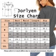 thumbnail image 4 of Camiseta Jorlyen Adventure Awaits Kindness Heart para mujer, color gris XL, 4 of 6