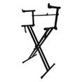 thumbnail image 3 of Soporte de teclado de 2 niveles, altura ajustable, portátil, robusto, fácil de instalar, profesional y práctico. Soporte para pianos electrónicos., 3 of 10