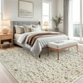thumbnail image 4 of Yesurprise 9'x12' Vintage Floral Area Rugss - Oriental Carpet, Washable Area Rugs with Non-Slip and Stain Resistant Properties for Living Room, Bedroom, Home Office - Beige, 4 of 7