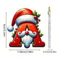 thumbnail image 3 of Adorno navideño con 26 letras de Avdjesfny, adornos navideños de la A a la Z, letras decorativas colgantes para árbol de Navidad., 3 of 7